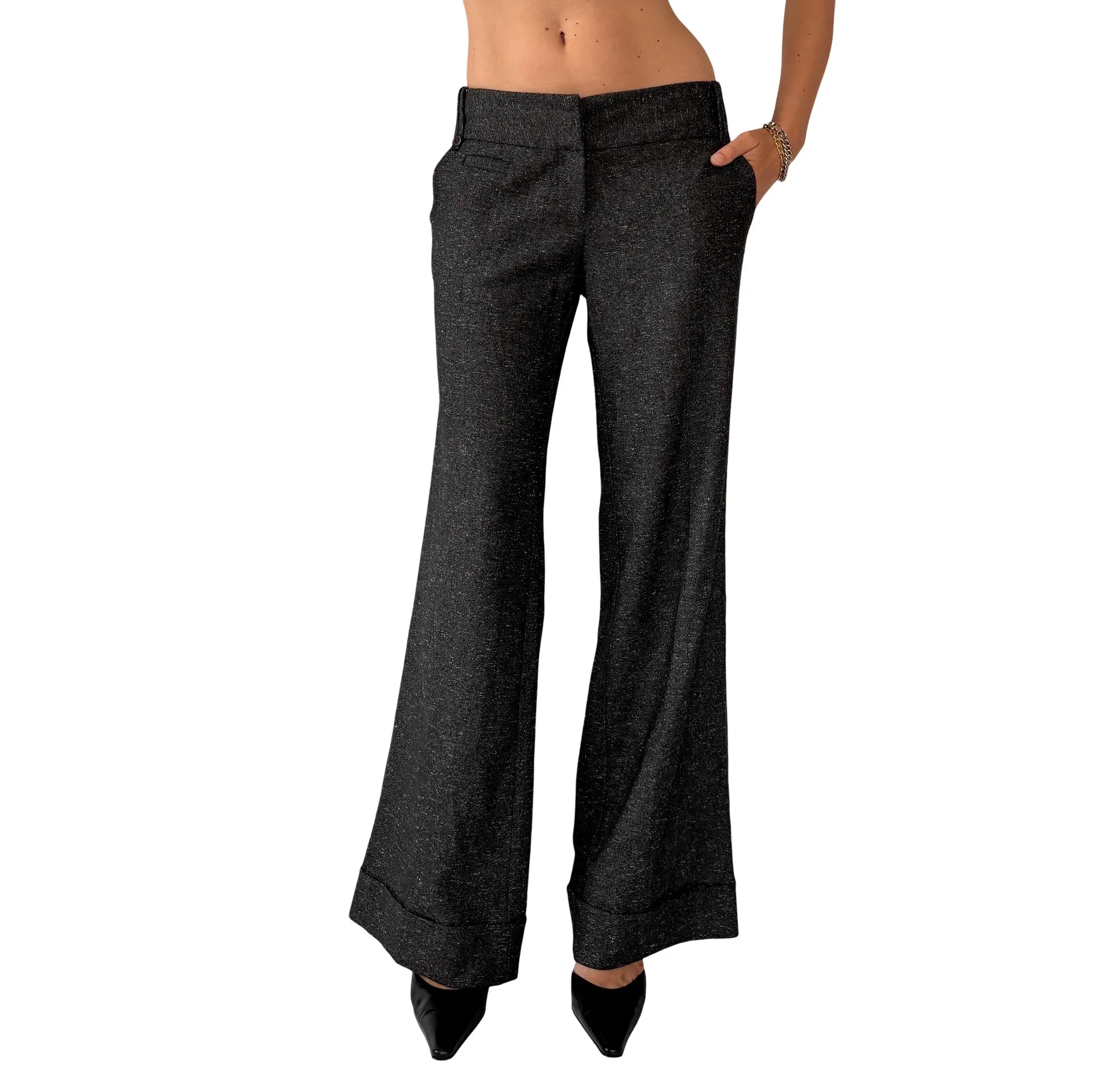 2000s Gray Office Flares (M/L)