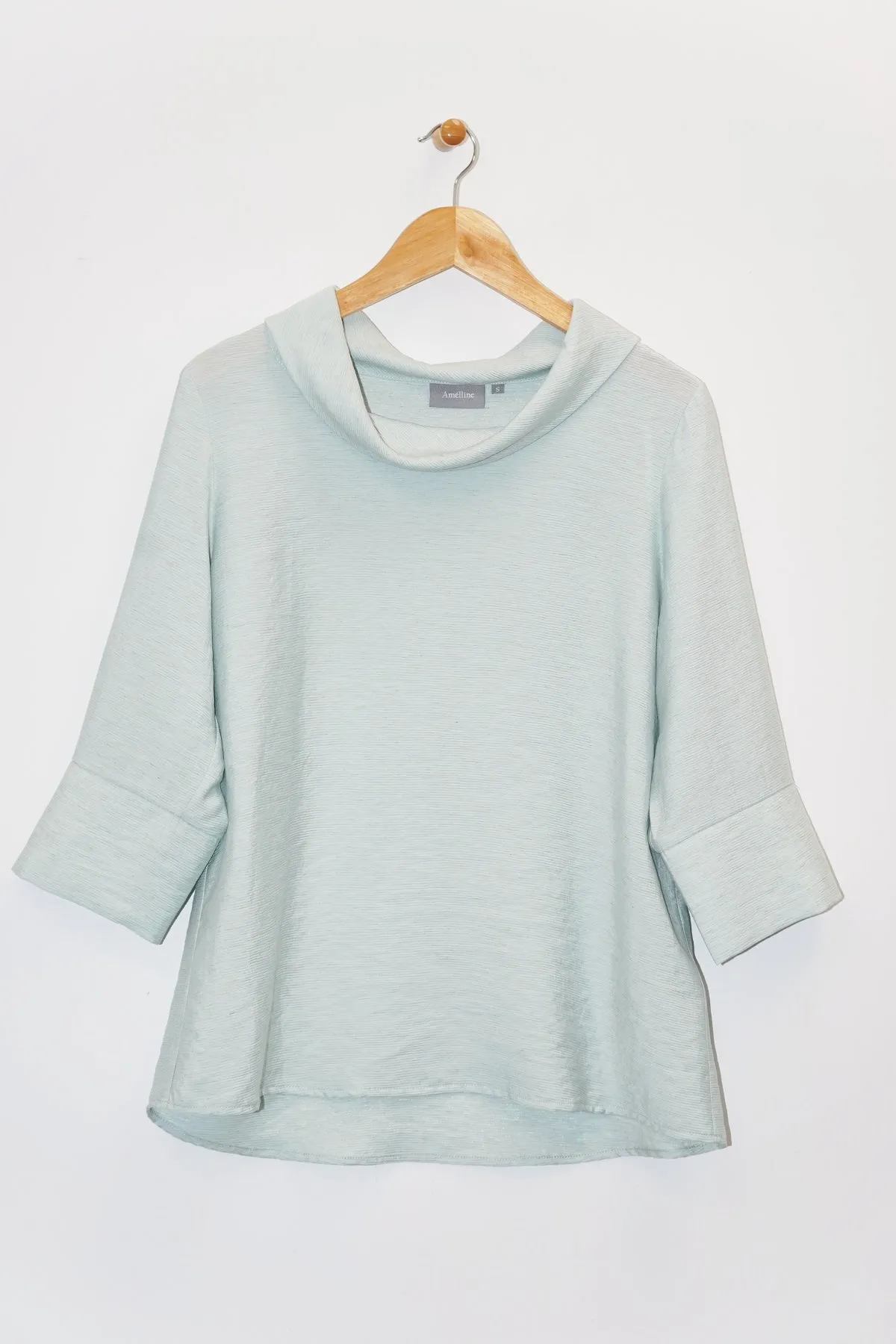 26" Textured Short Cowl Tunic