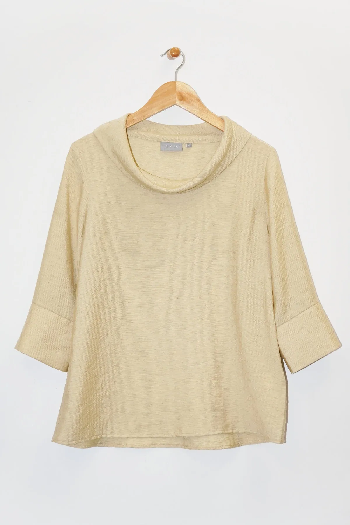 26" Textured Short Cowl Tunic