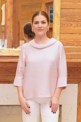 26" Textured Short Cowl Tunic
