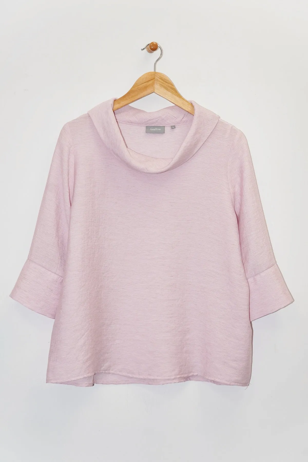 26" Textured Short Cowl Tunic