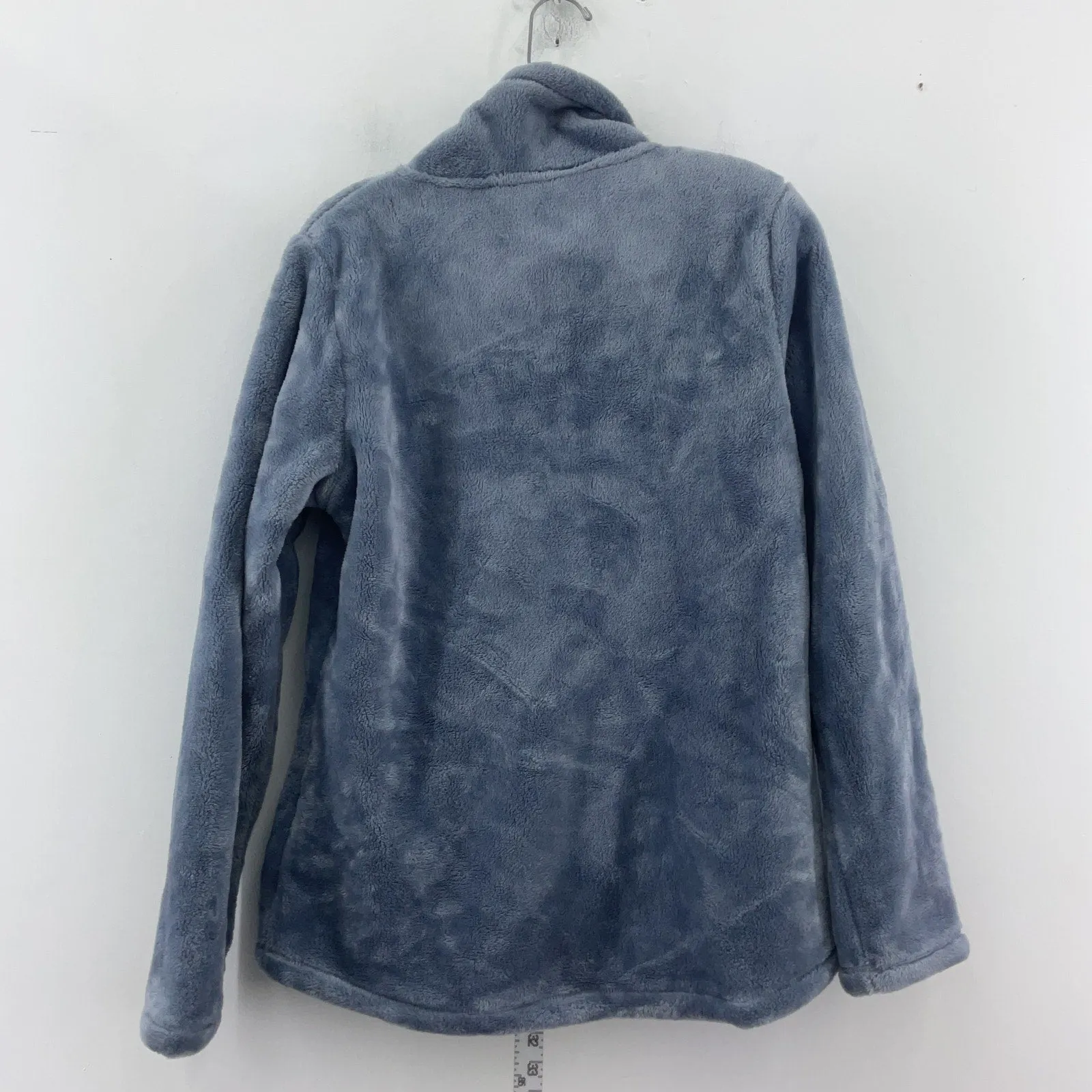 32 Degree Heat Women's Fuzzy Fleece Blue Polyester Jacket M Preowned