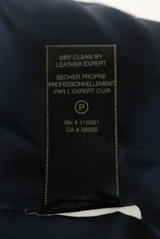 7 For All Mankind Peacoat Navy Wool Size Extra Small Double Breasted Jacket