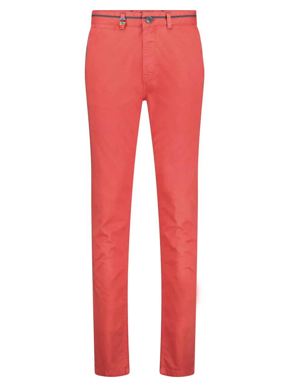 A Fish Named Fred - Slim Fit Chino in Red