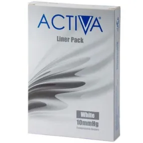 Activa Stocking Liner XX-Large White 10mmHg x 3