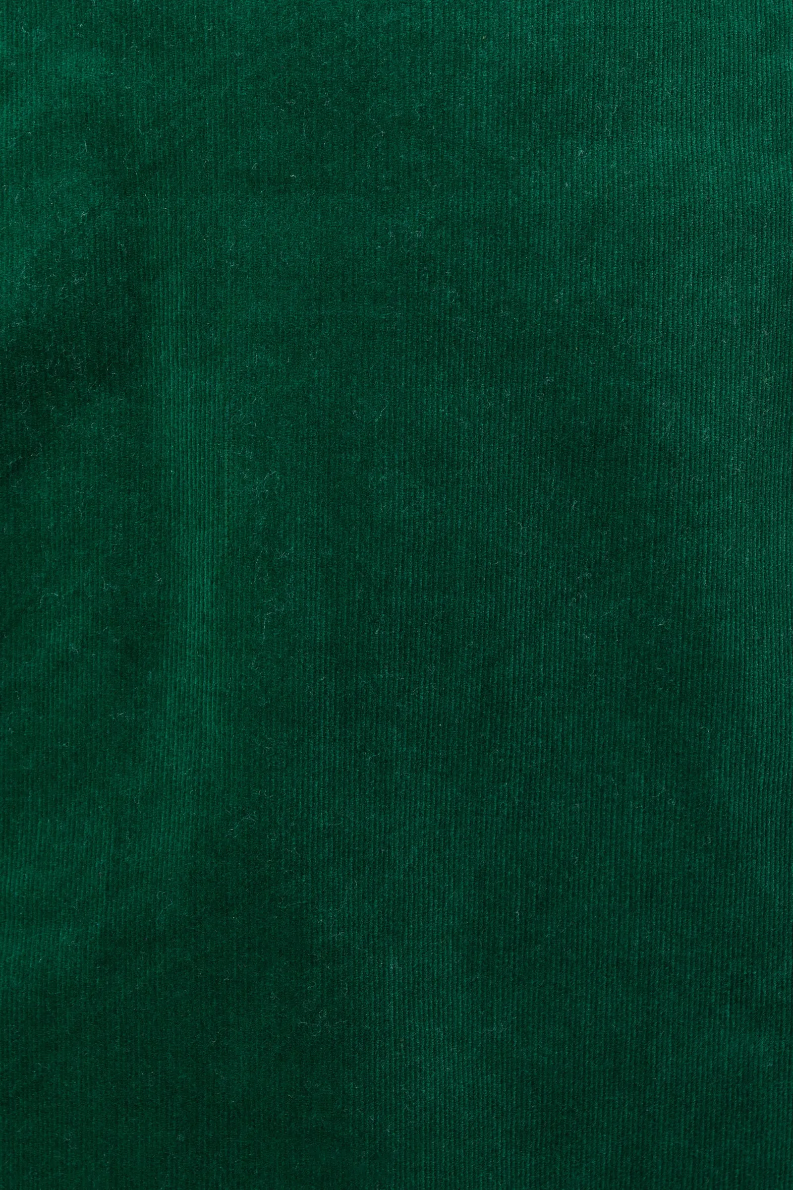 Alva Babycord Long Sleeve Midi Dress - Dark Green