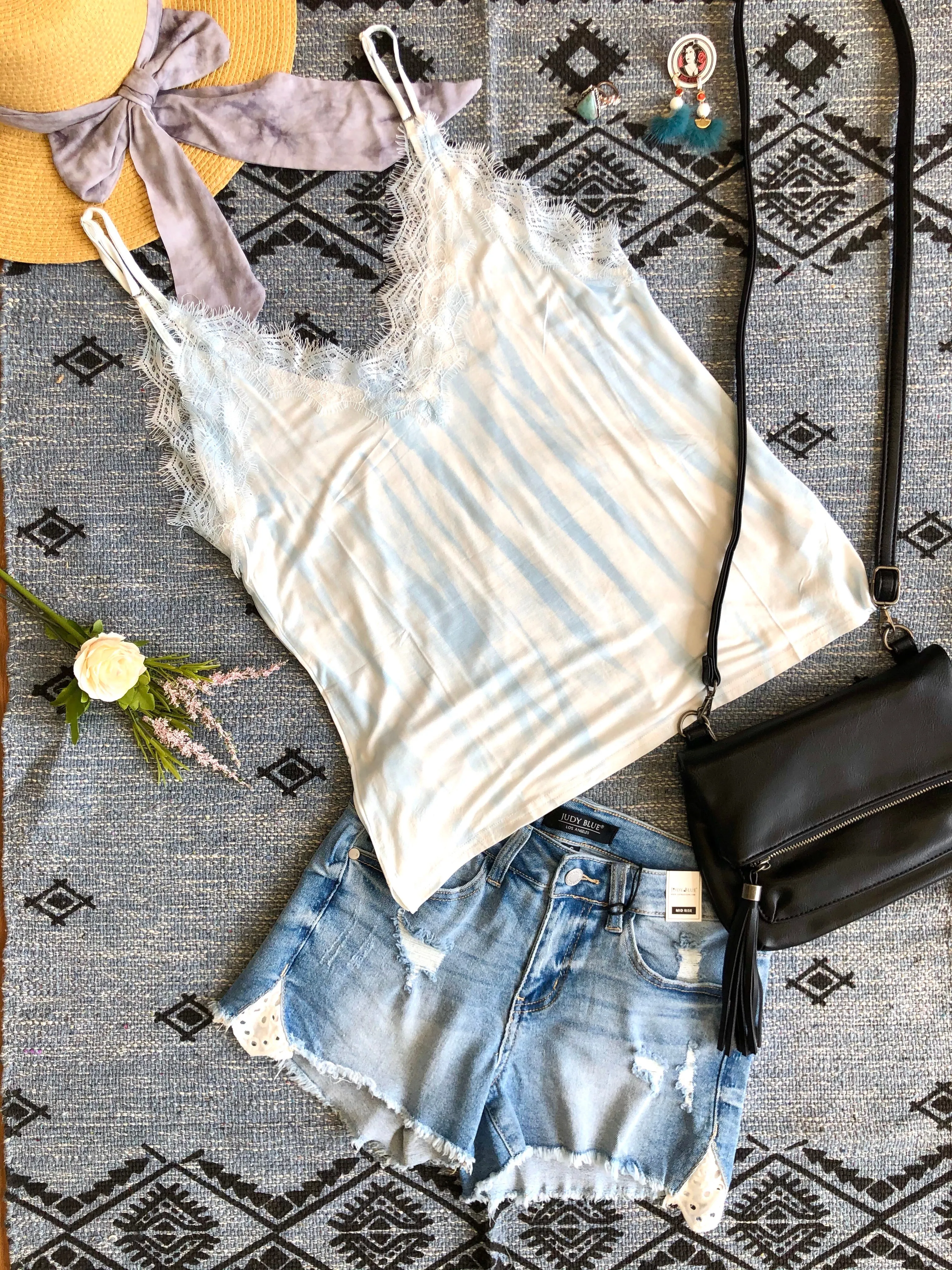 #B69 Sweet as Candy Tank - Blue