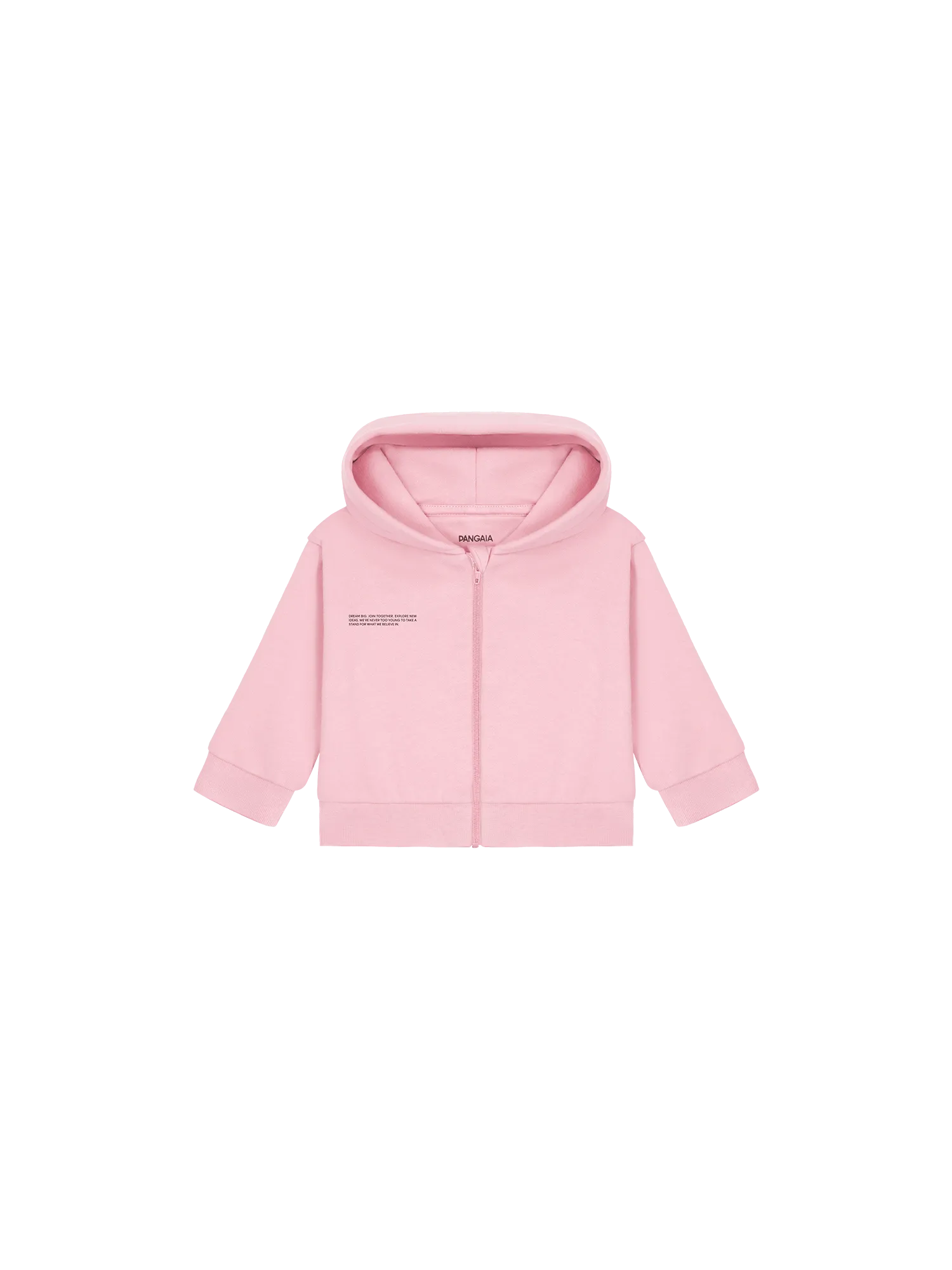 Baby 365 Midweight Zip Up Hoodie—sakura pink