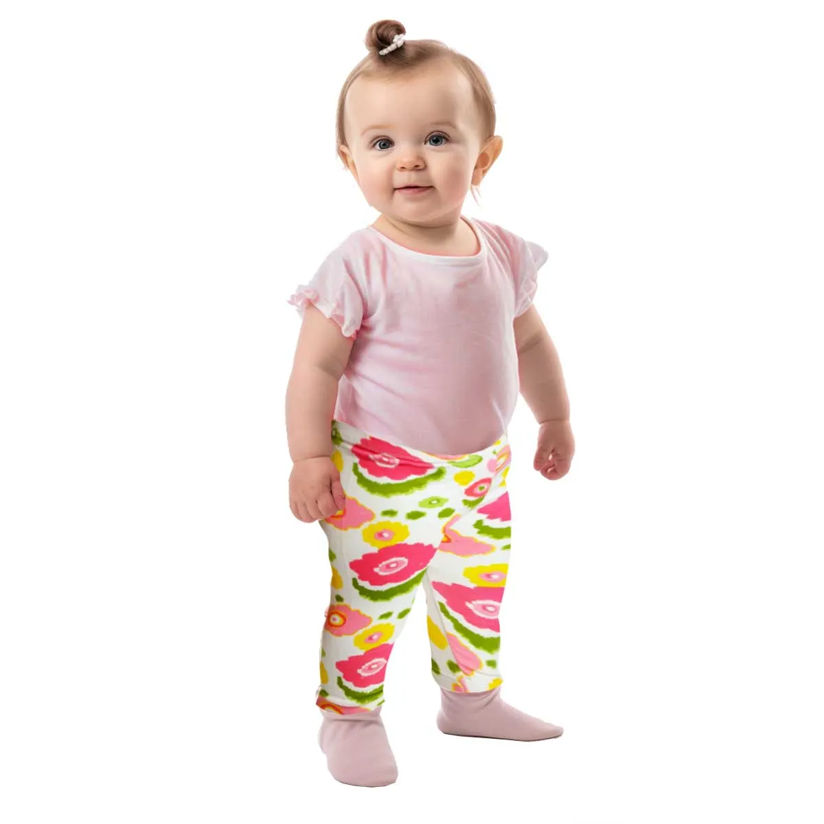 Baby Leggings | Pants | Floral Print | Age 6 - 24M | 2D
