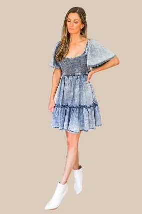 Beautiful Mistakes Chambray Dress - SALE