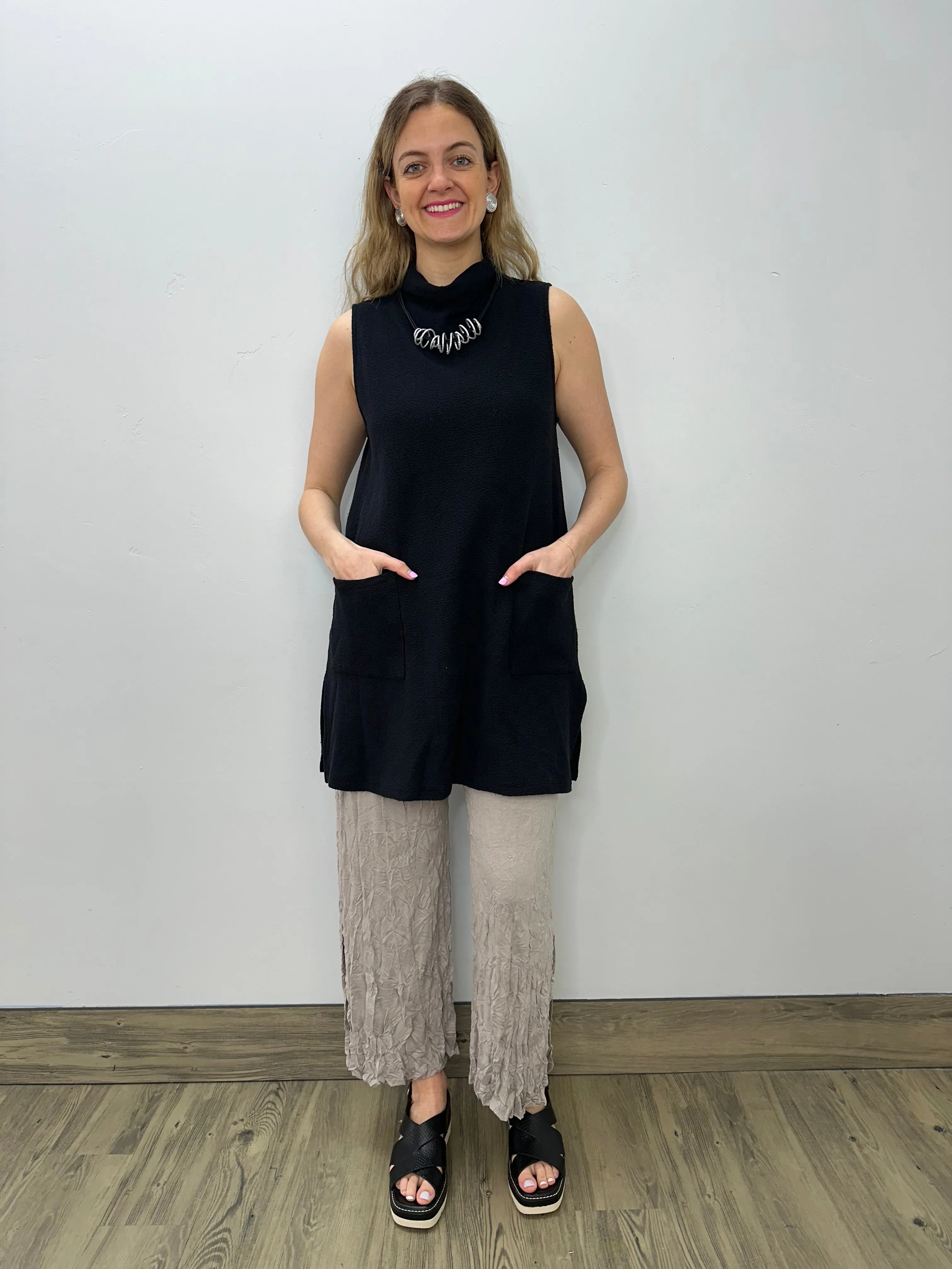 Black Polly Tunic