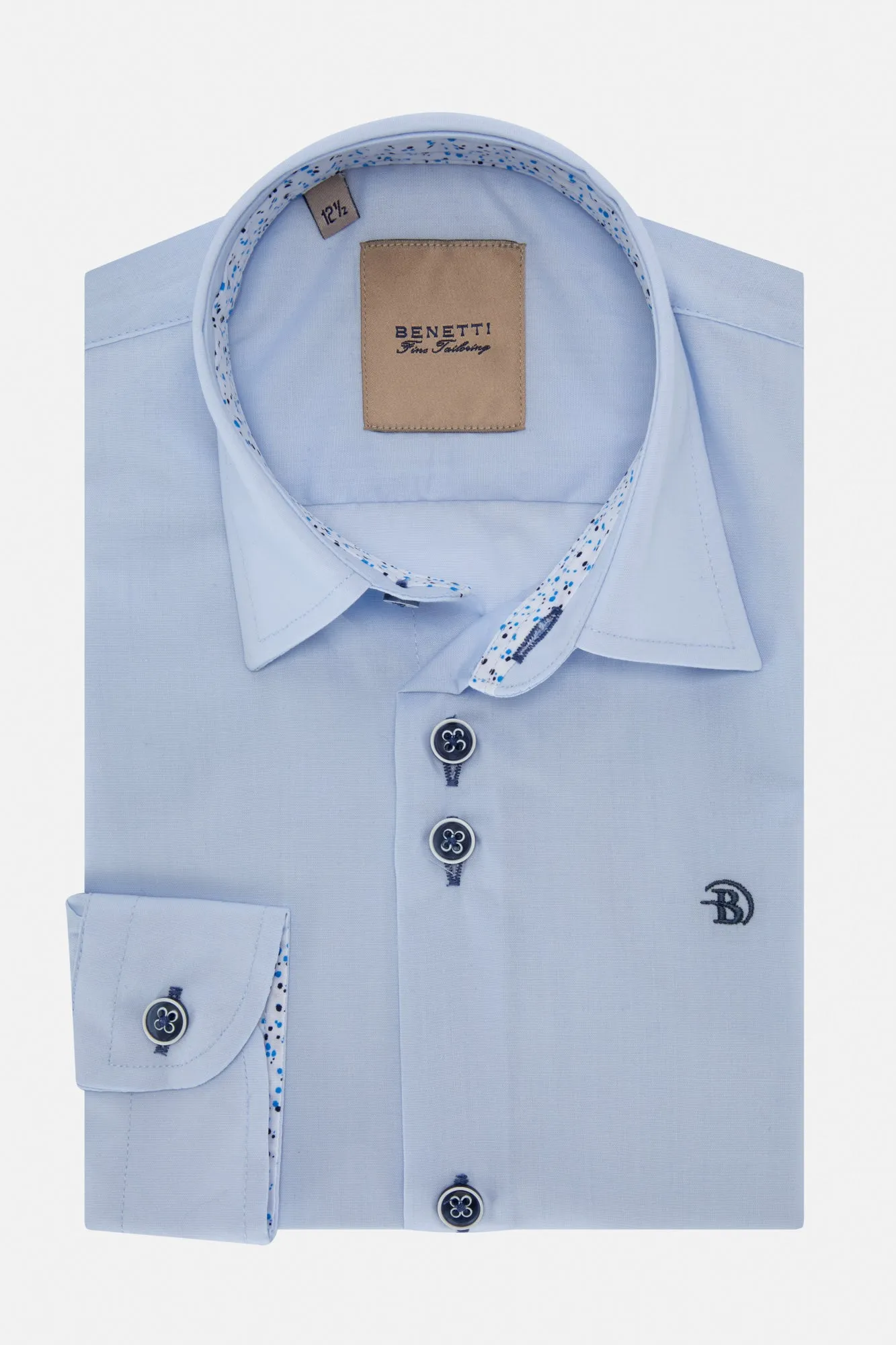 Boys Leo Sky Blue Shirt