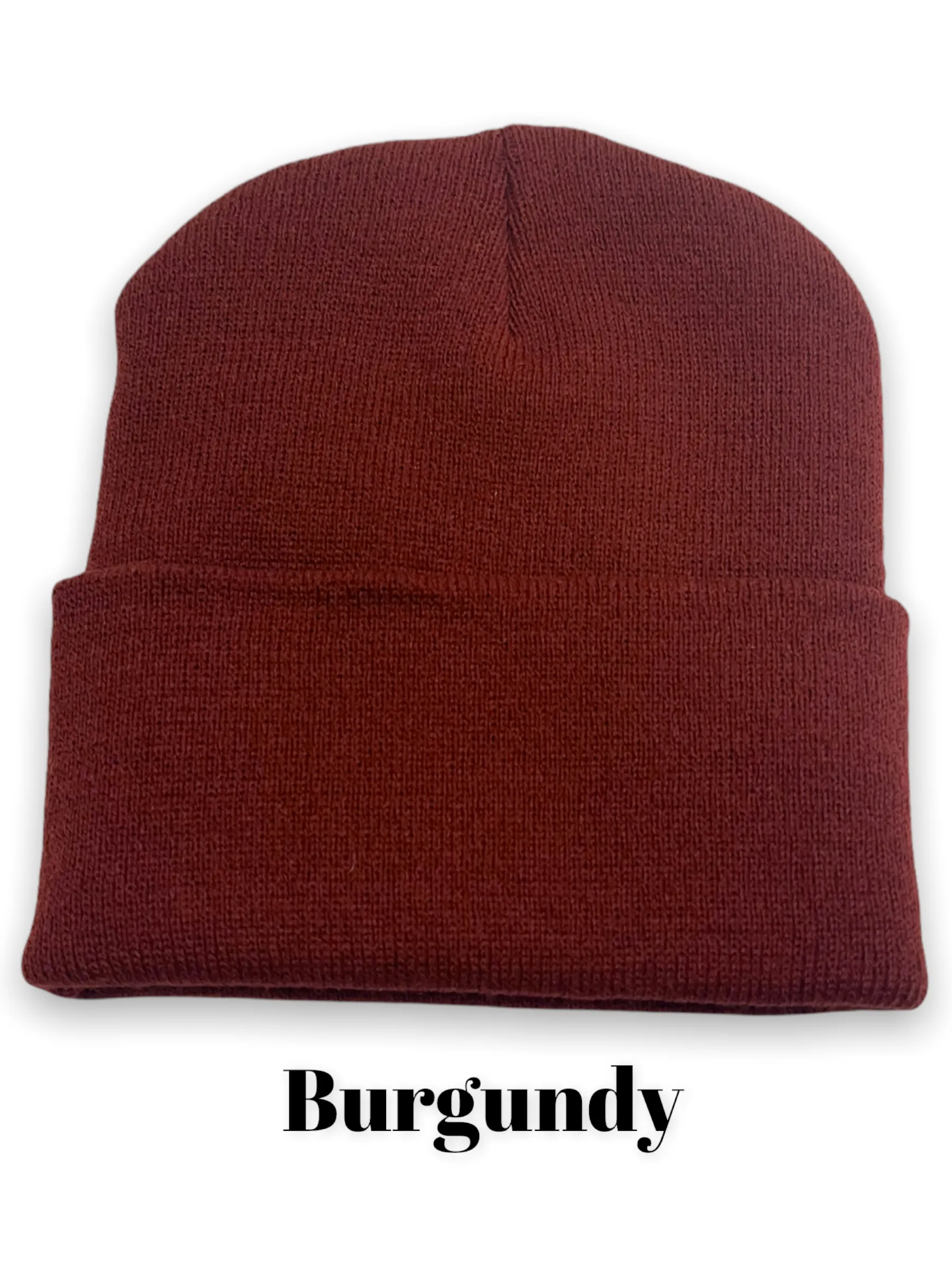 Burgundy Beanie