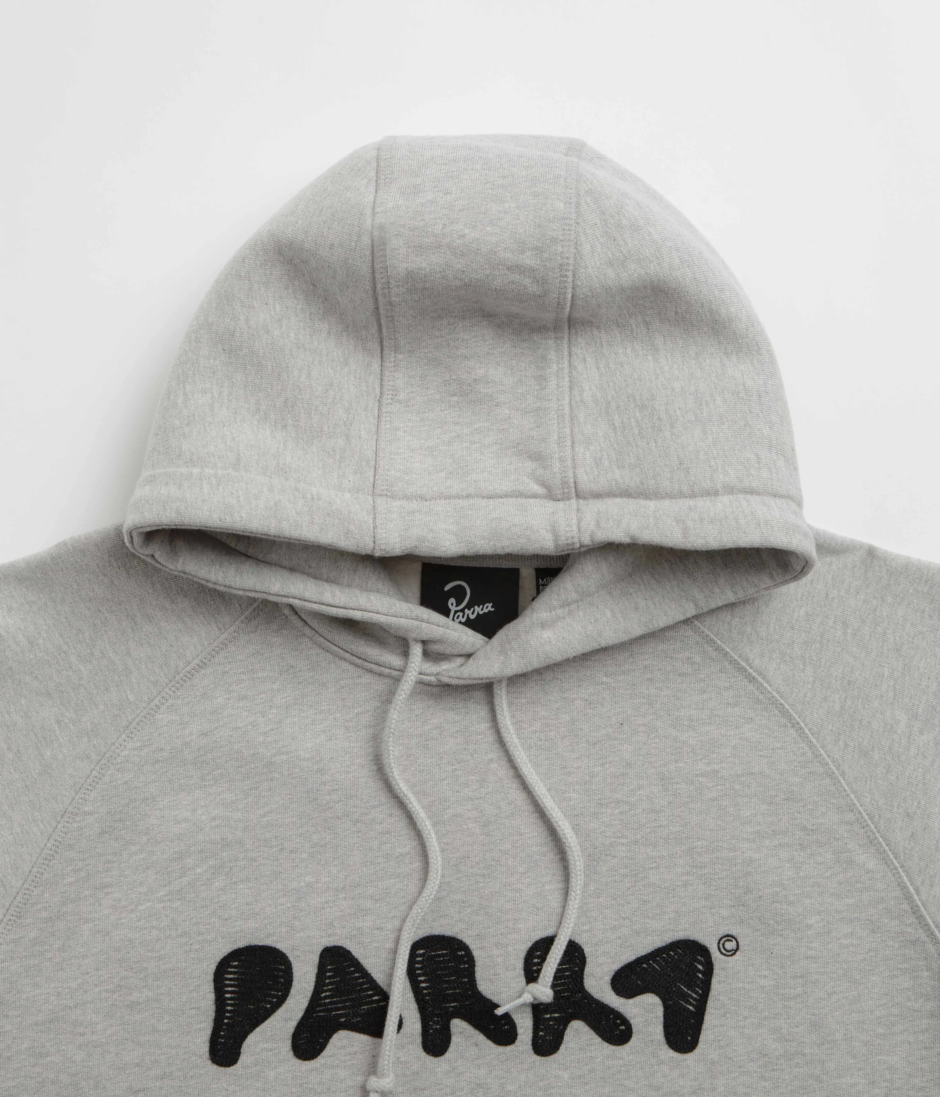 by Parra Blob Logo Hoodie - Heather Grey