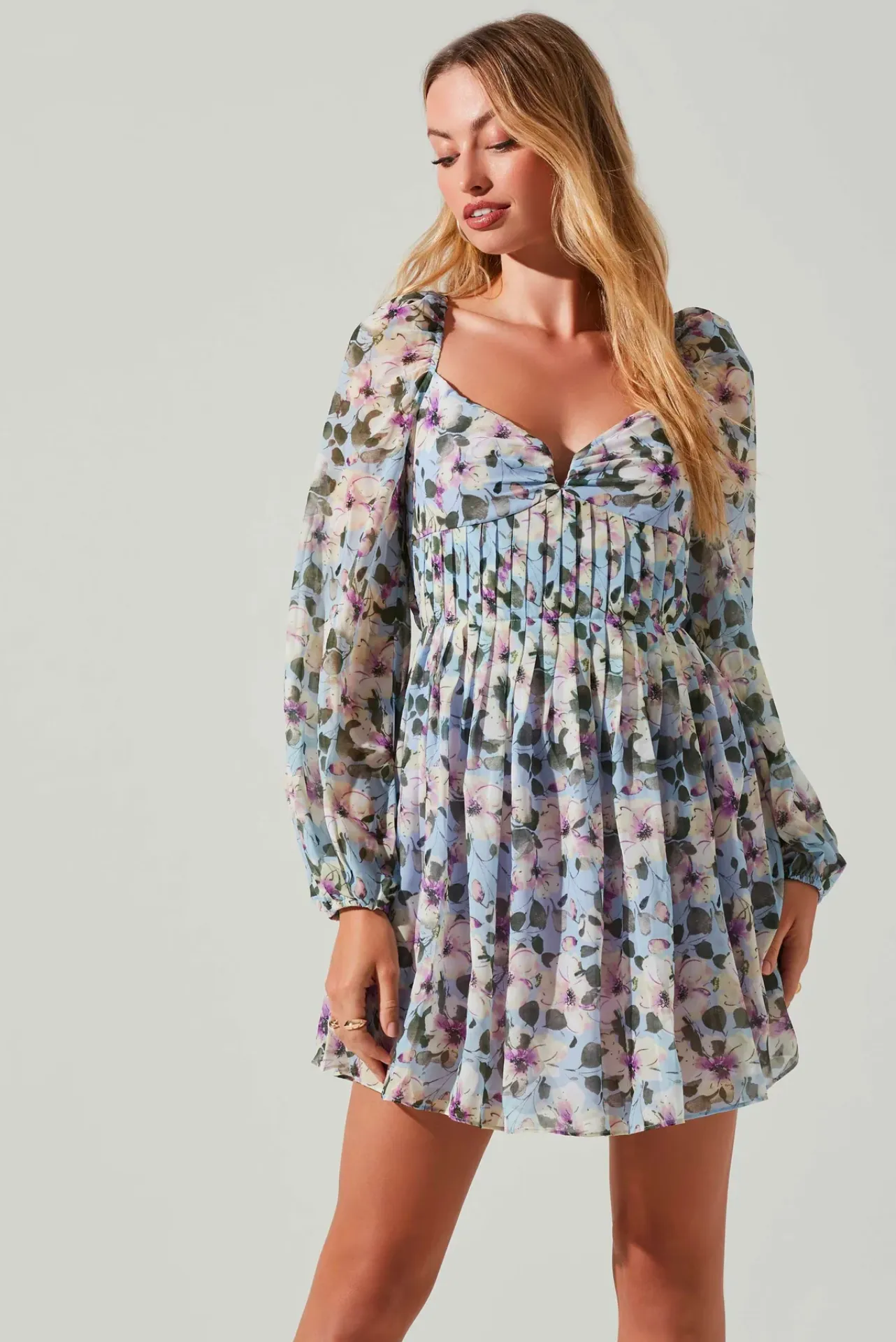 Carina Floral Mini Dress