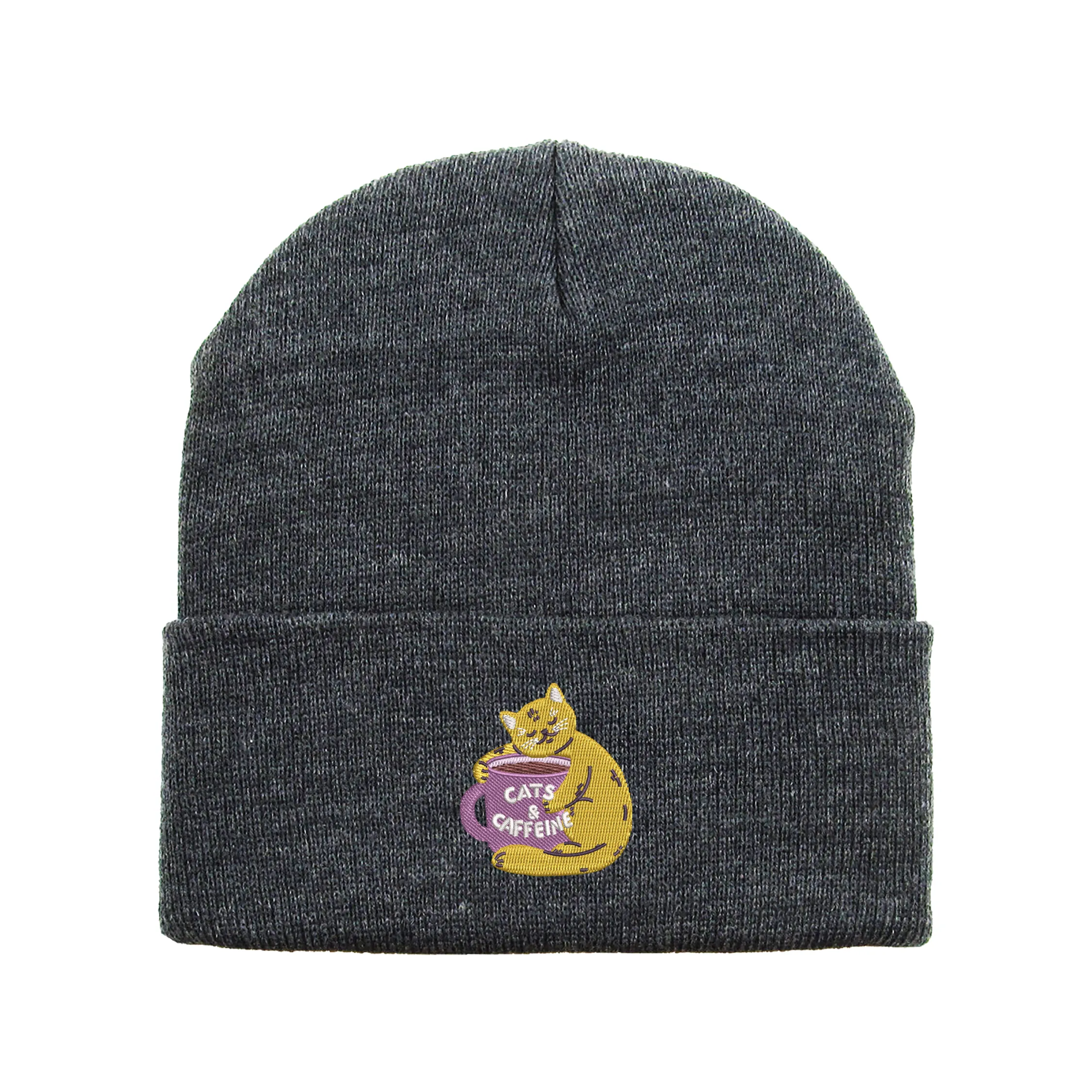Cats & Caffeine Beanie