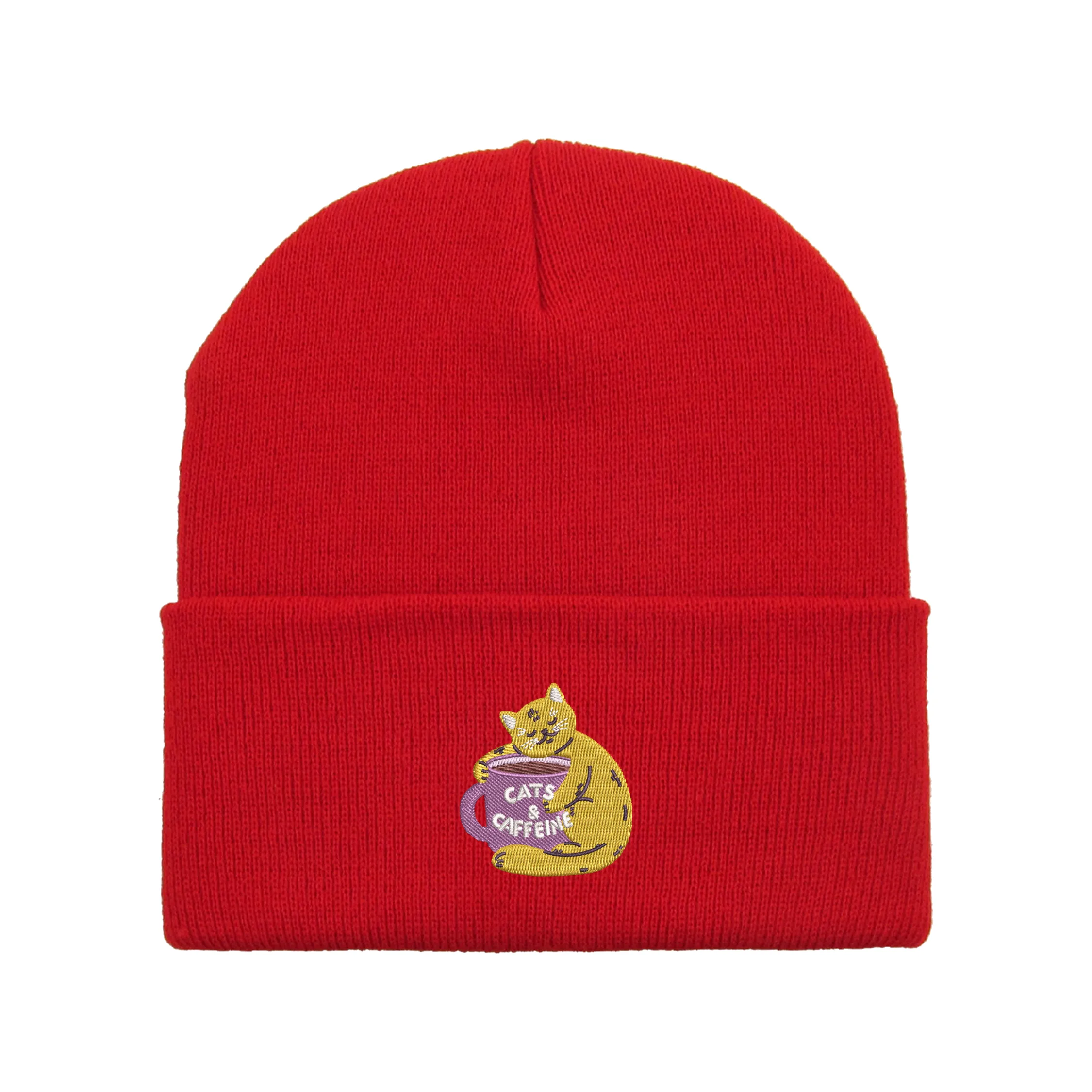 Cats & Caffeine Beanie