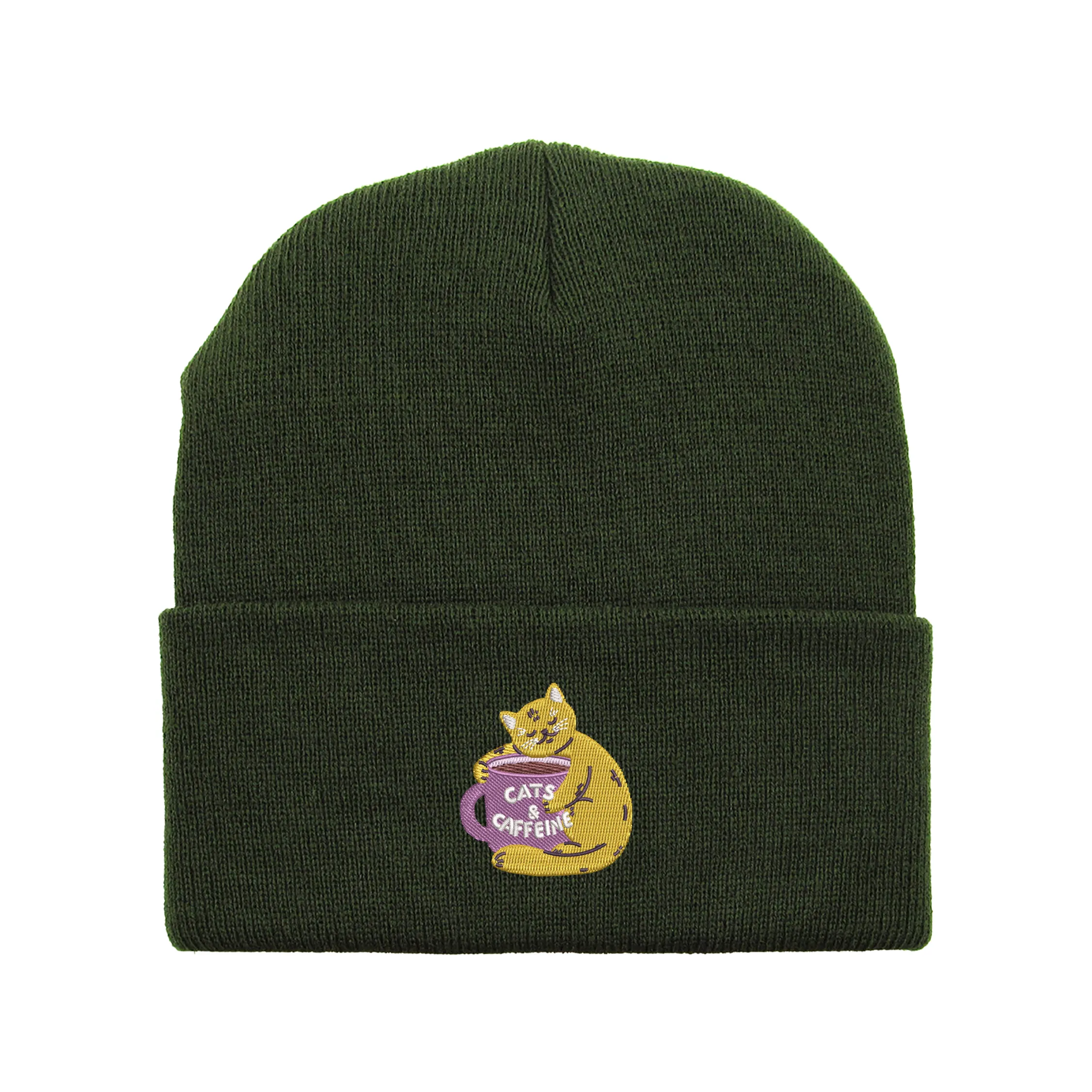Cats & Caffeine Beanie