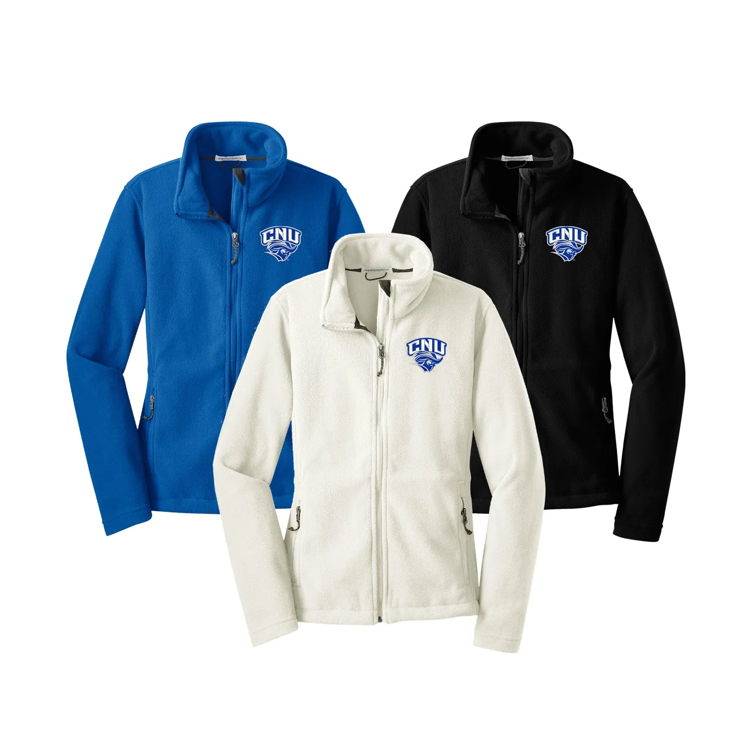 Christopher Newport University Ladies Fleece Jacket - Embroidered Choice of Logo