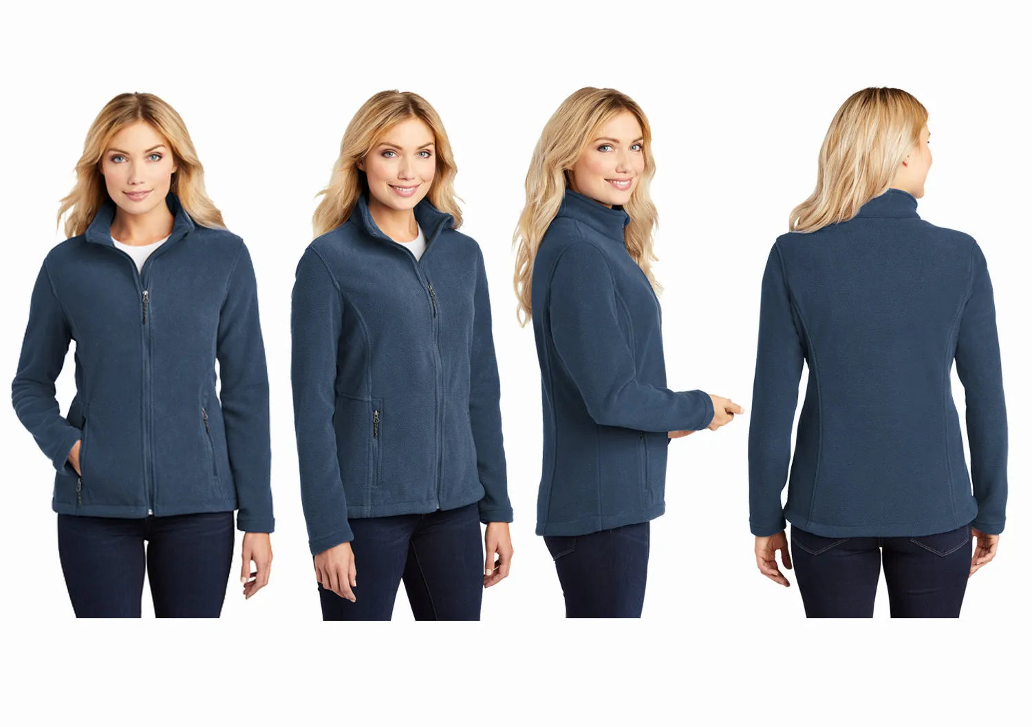 Christopher Newport University Ladies Fleece Jacket - Embroidered Choice of Logo