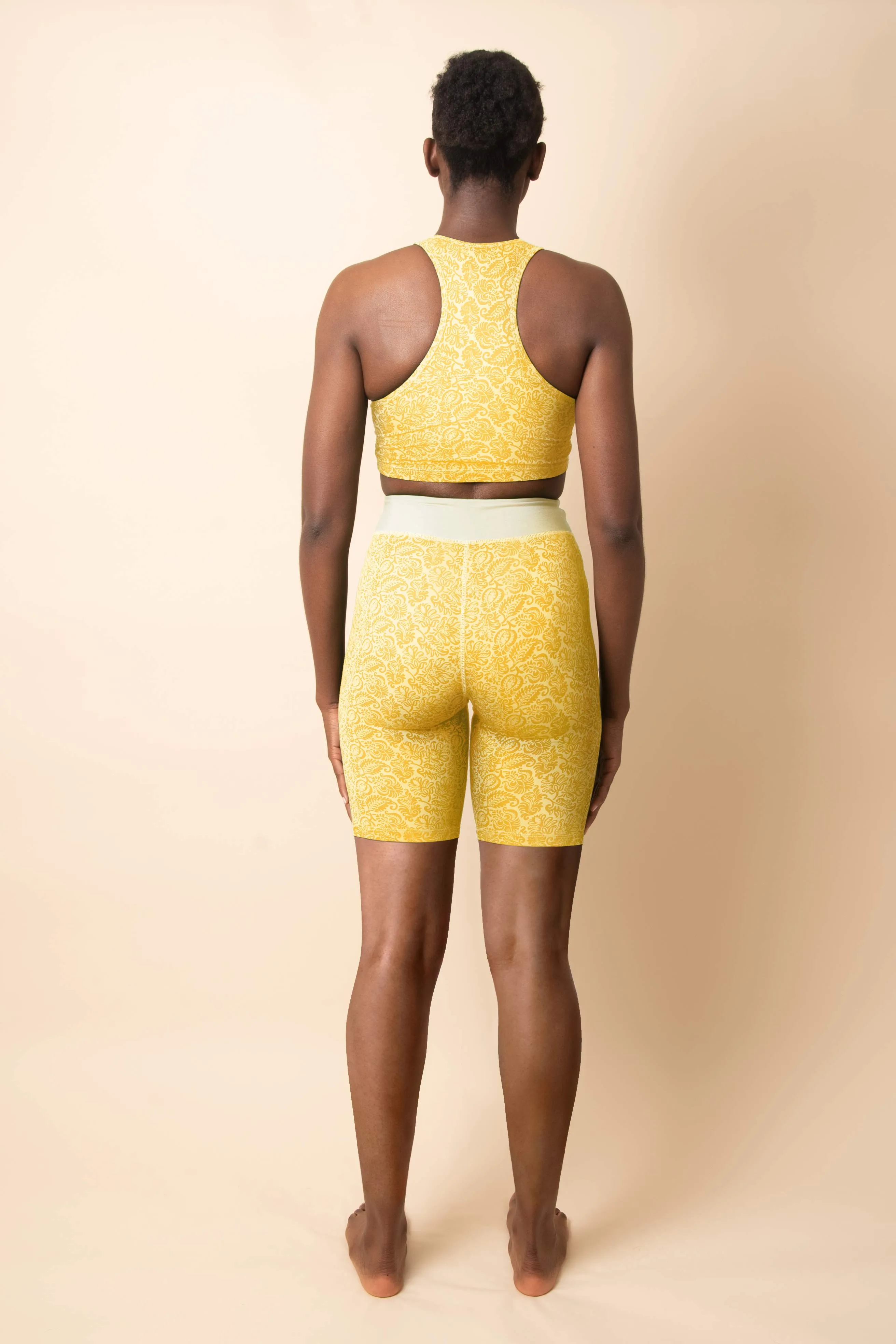 Citrine LB Print Bamboo Cotton Tank