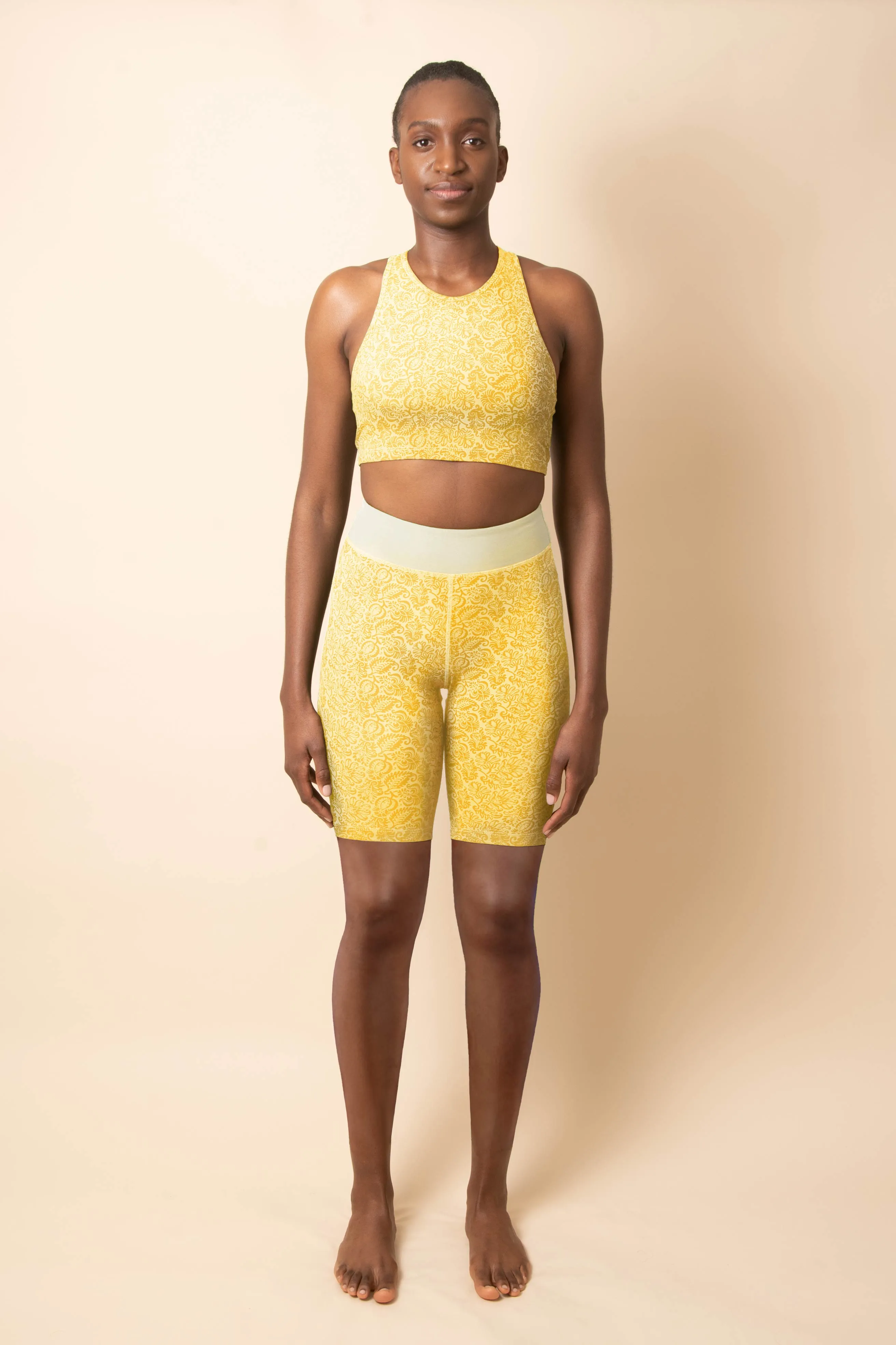 Citrine LB Print Bamboo Cotton Tank