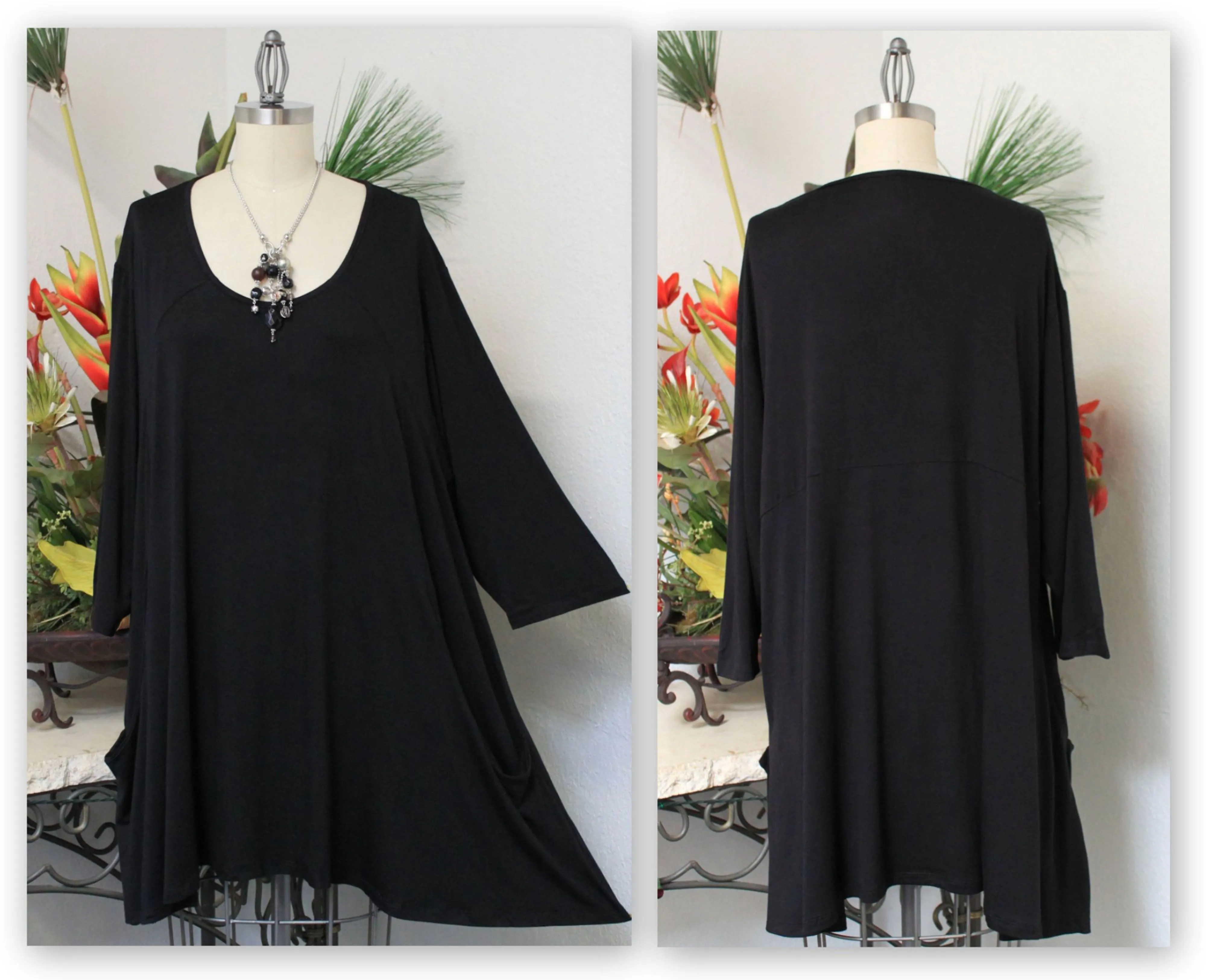 Comfyplus New Versatile Oversized Lagenlook Plus size Tunic 3 sizes 1X up to 7X , Plus size tunic, Plus size top, Lagenlook Tunic