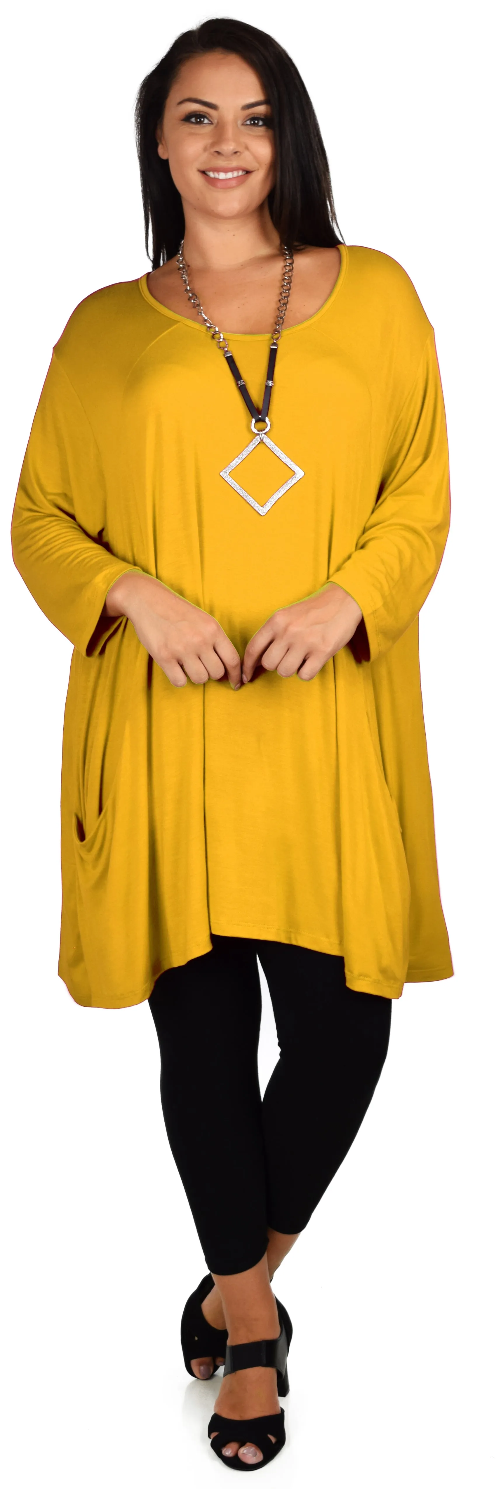 Comfyplus New Versatile Oversized Lagenlook Plus size Tunic 3 sizes 1X up to 7X , Plus size tunic, Plus size top, Lagenlook Tunic