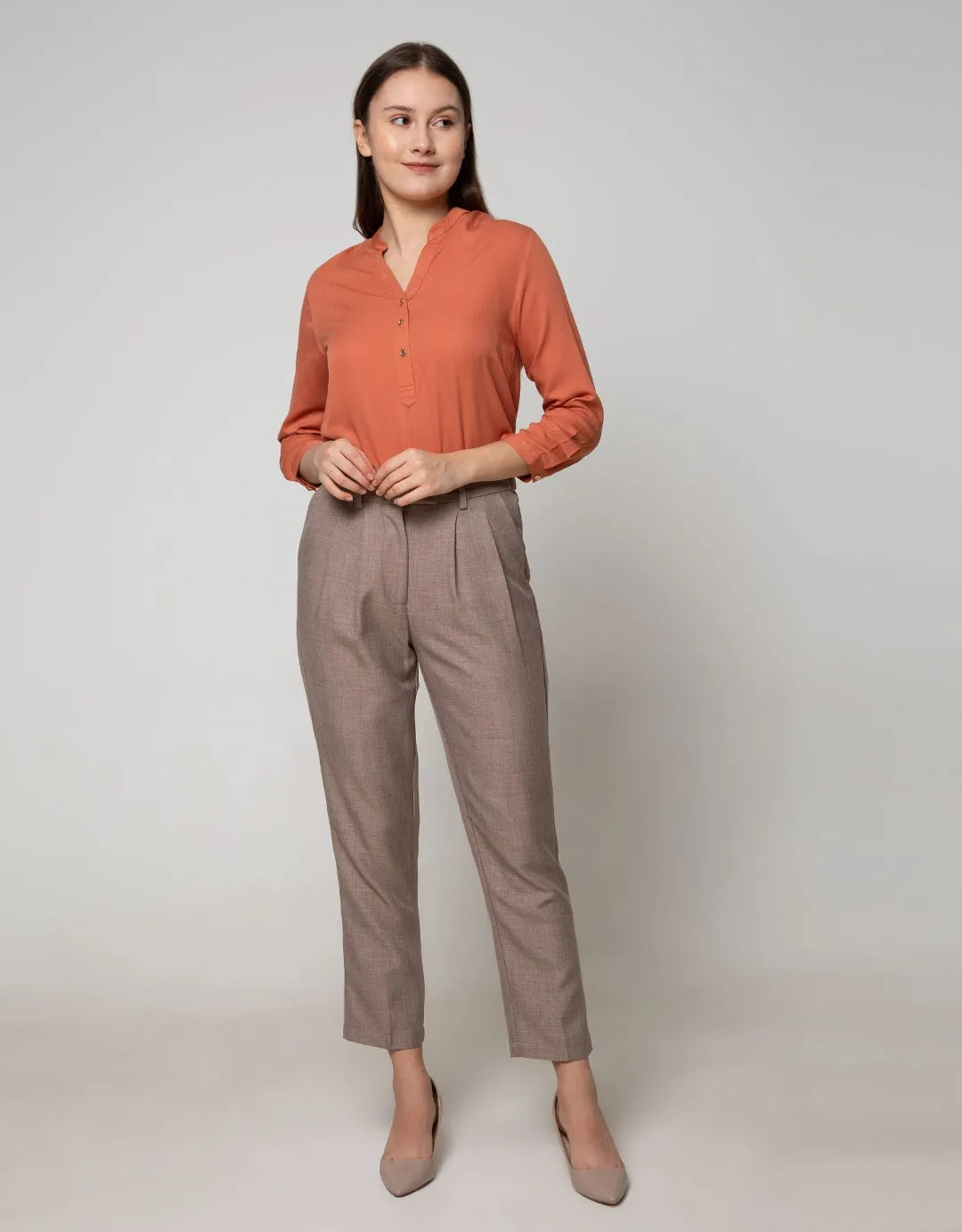 Connexion Chinos Pants Milano Wide Waist Band