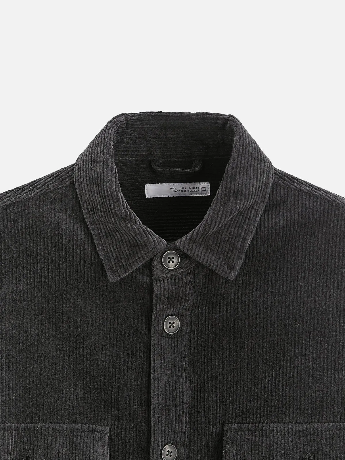 Corduroy Quilted Overshirt