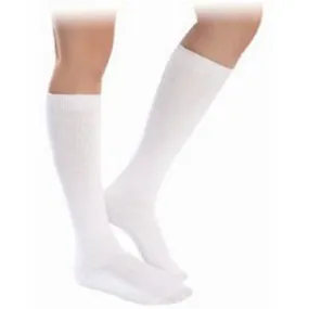 Cotton Comfort Calf, 30-40, Small, Short, Closed, White