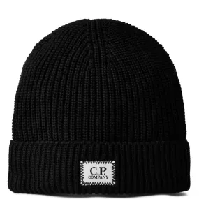 CP Company Black Beanie