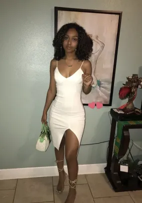 Cute Sweet V Neck Short Homecoming Dresses     fg2424