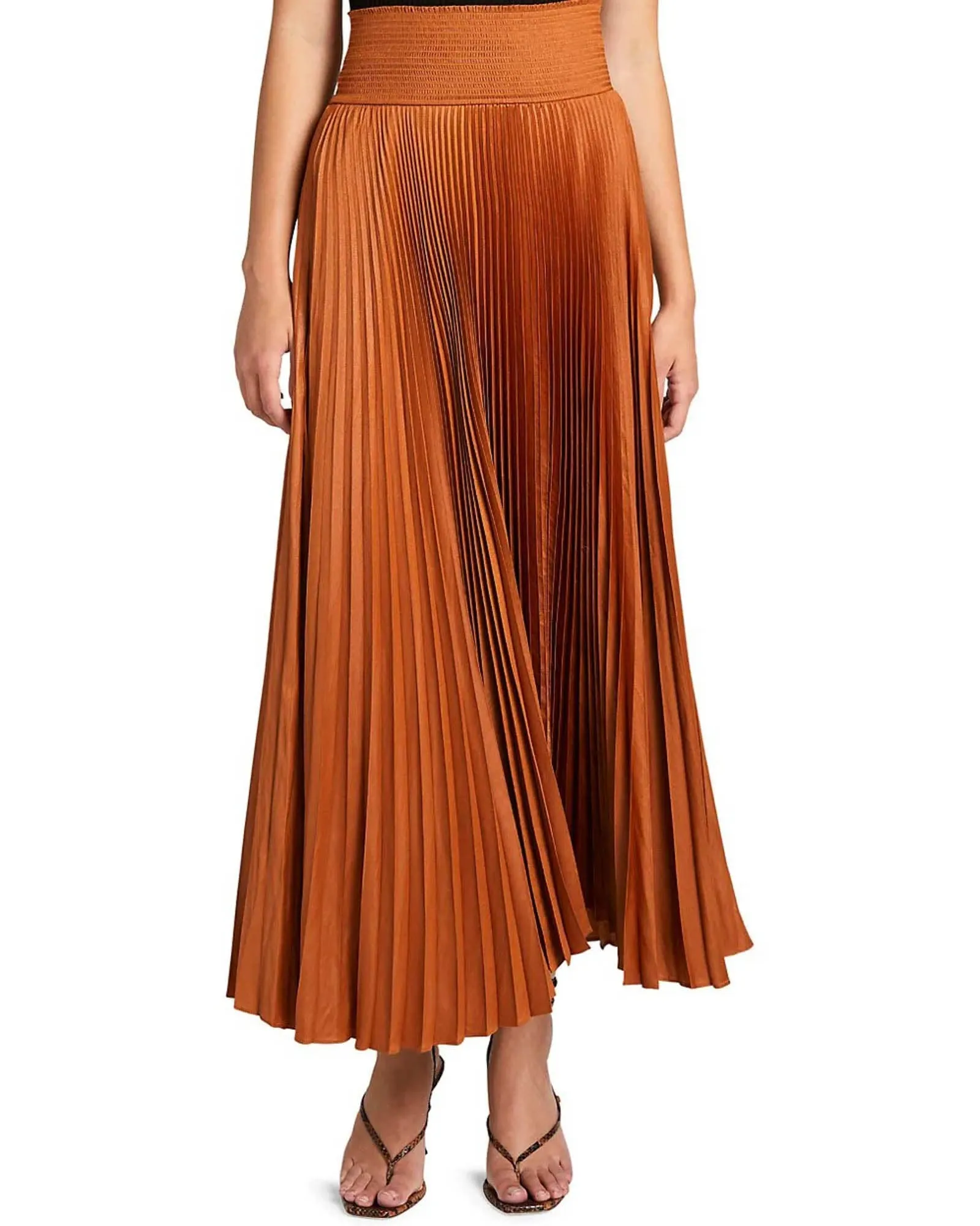 Demi Pleated Midi Skirt