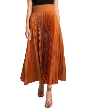 Demi Pleated Midi Skirt