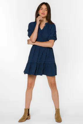 Donna French Navy Dress