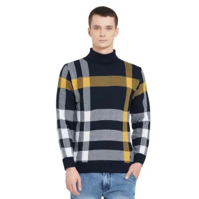 Duke Stardust Men Full Sleeve High Neck Sweater (SDS694R)