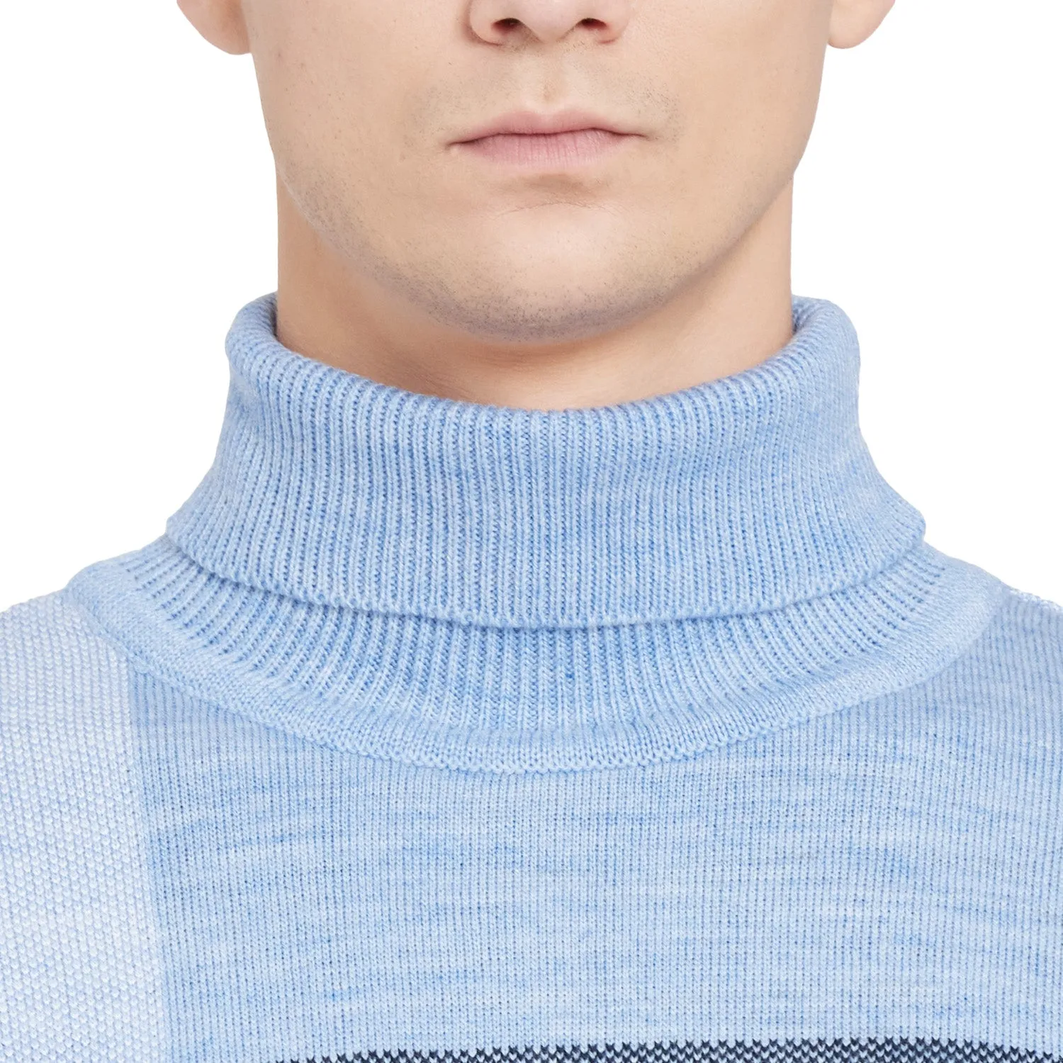 Duke Stardust Men Full Sleeve High Neck Sweater (SDS694R)