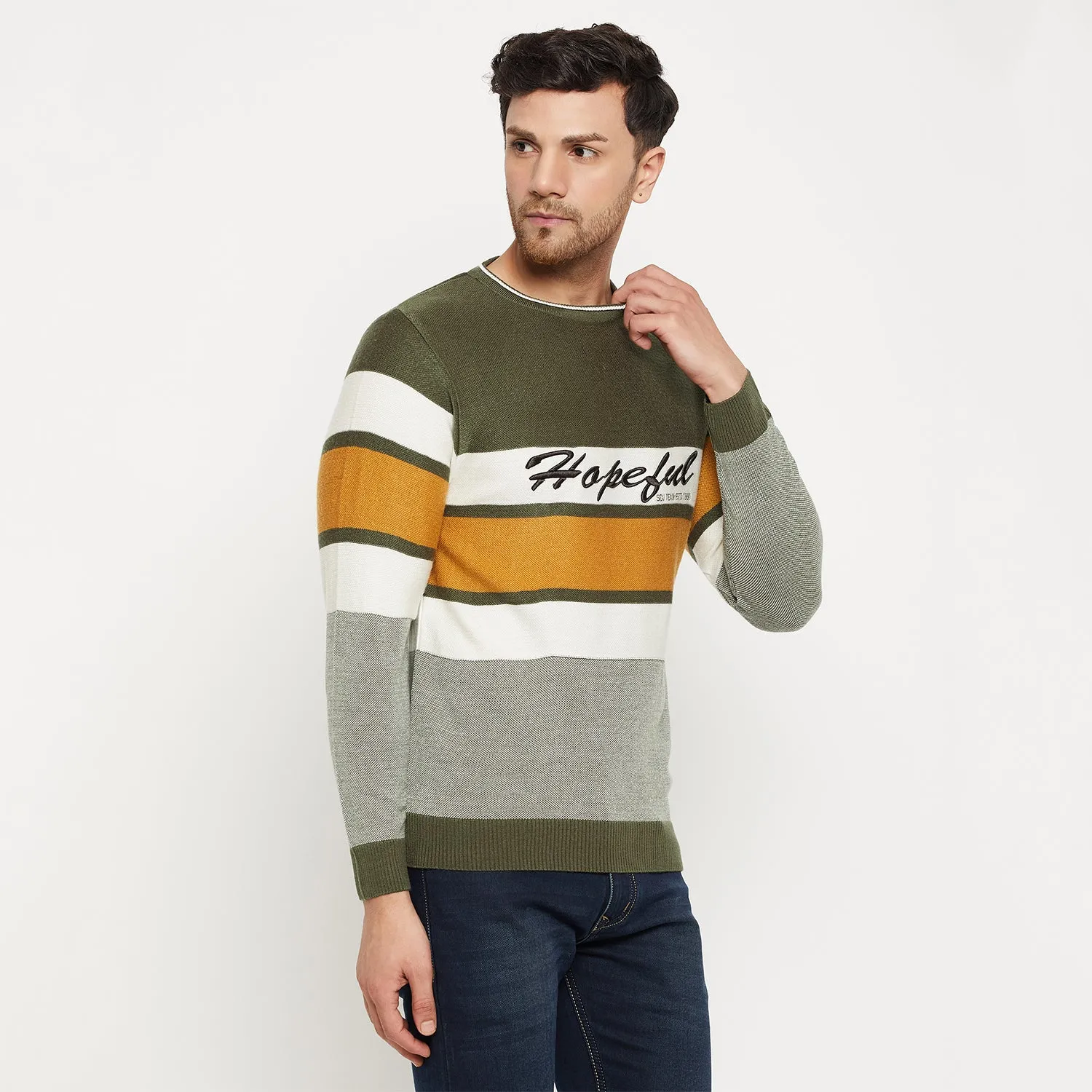 Duke Stardust Men Full Sleeve Round Neck Pullover (SDS2092R)