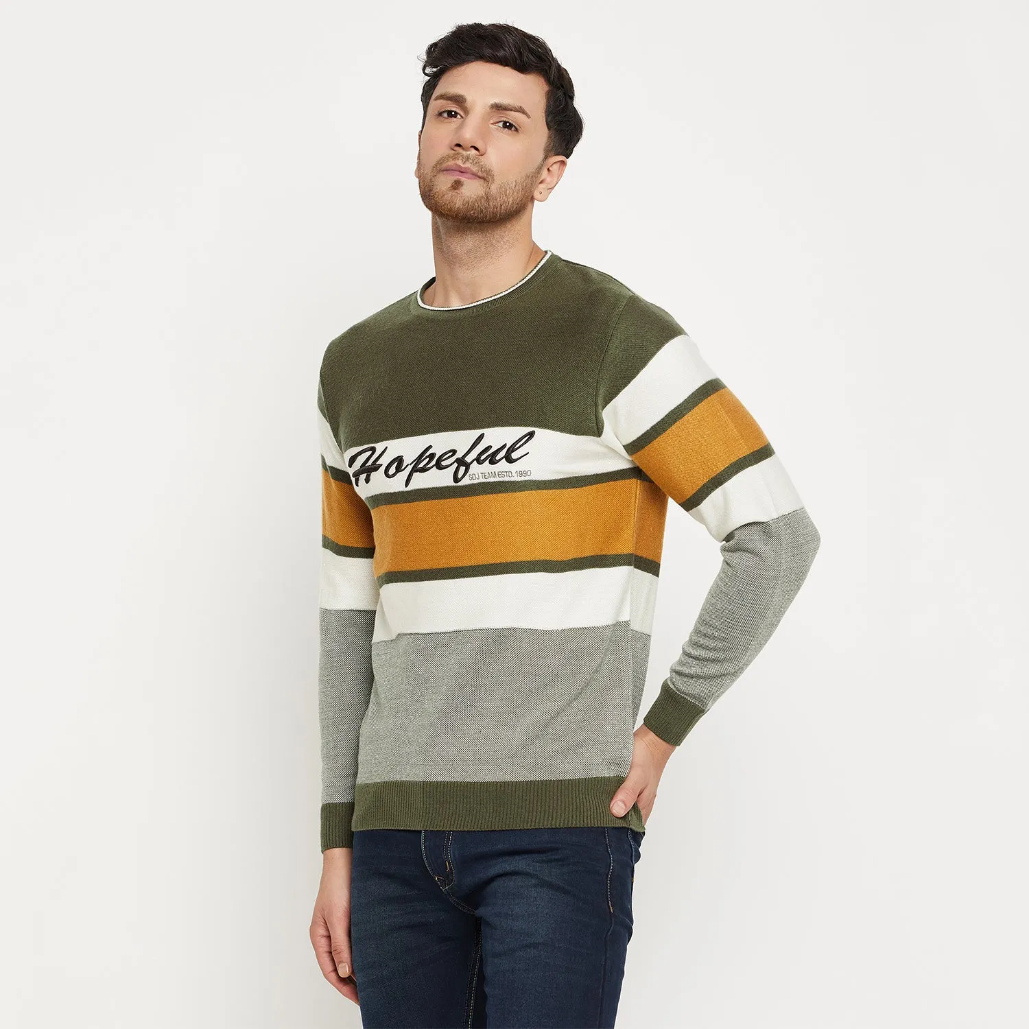 Duke Stardust Men Full Sleeve Round Neck Pullover (SDS2092R)