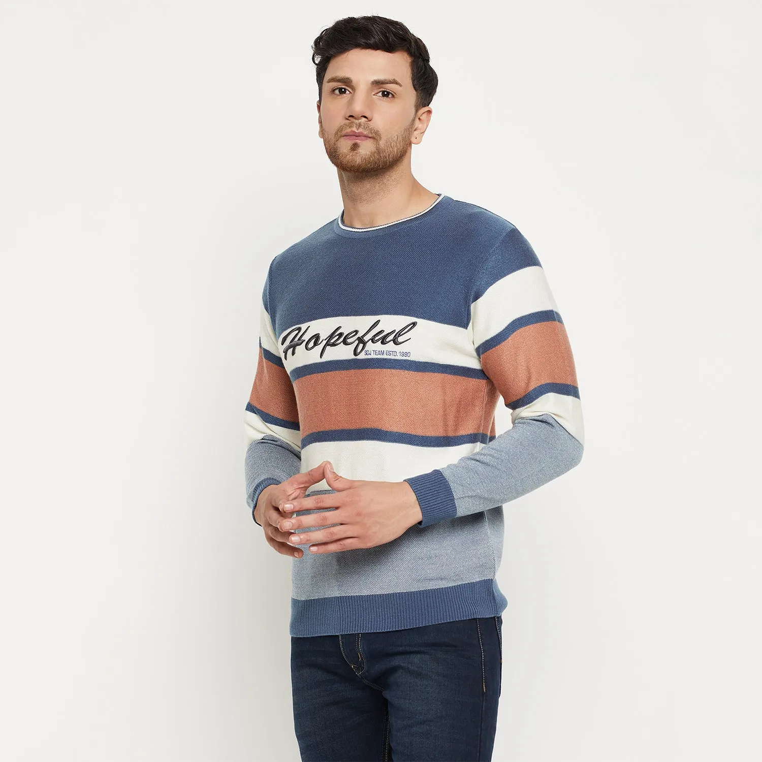 Duke Stardust Men Full Sleeve Round Neck Pullover (SDS2092R)