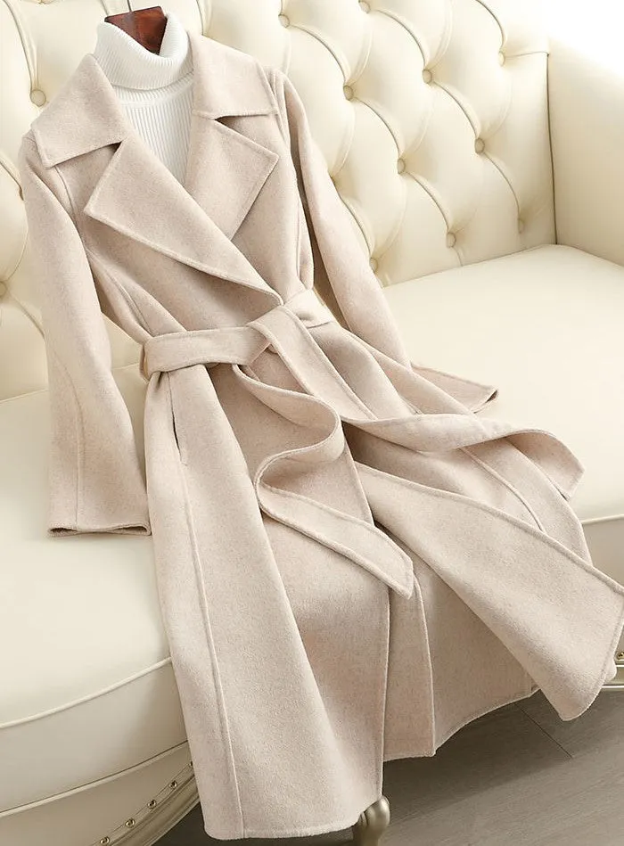 Elegante Mantel met Riem
