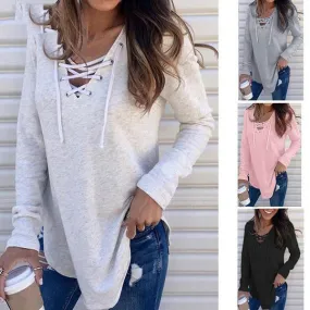 Fashion Women Long Sleeve T-shirt
