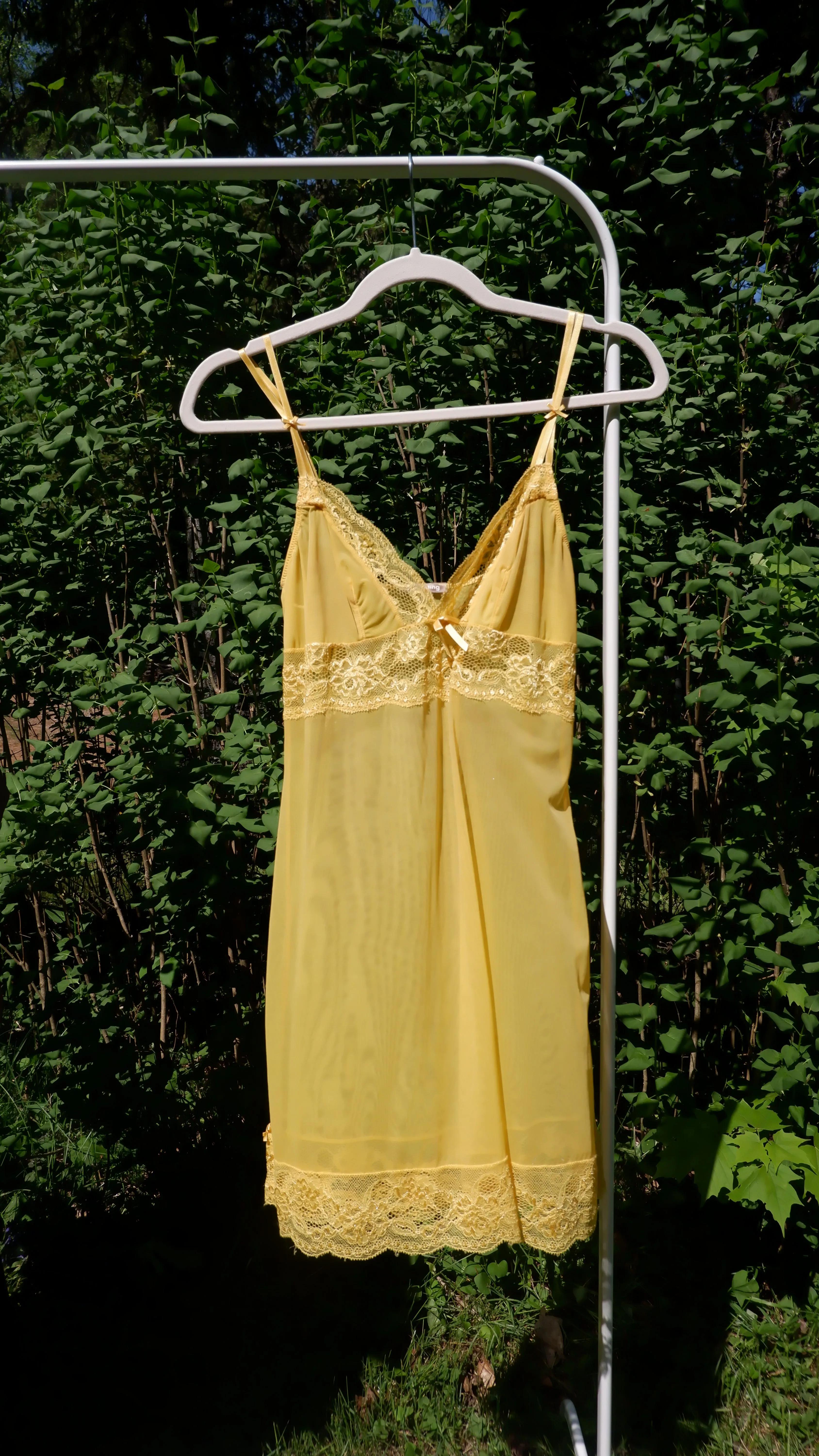 French Sunshine Slip Dress - S