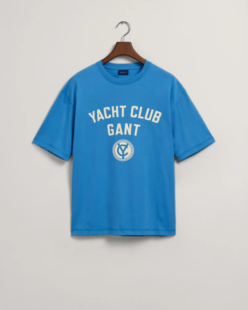 Gant Apparel Mens YACHT T-SHIRT 471/DAY BLUE