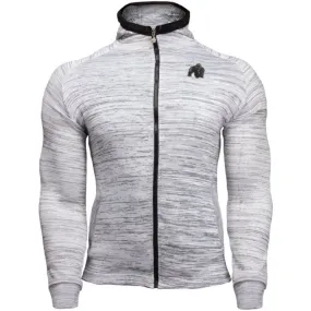 Gorilla Wear Keno Zipped Hoodie - White-Black