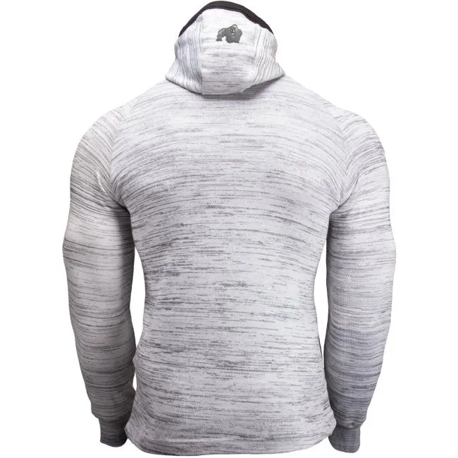Gorilla Wear Keno Zipped Hoodie - White-Black