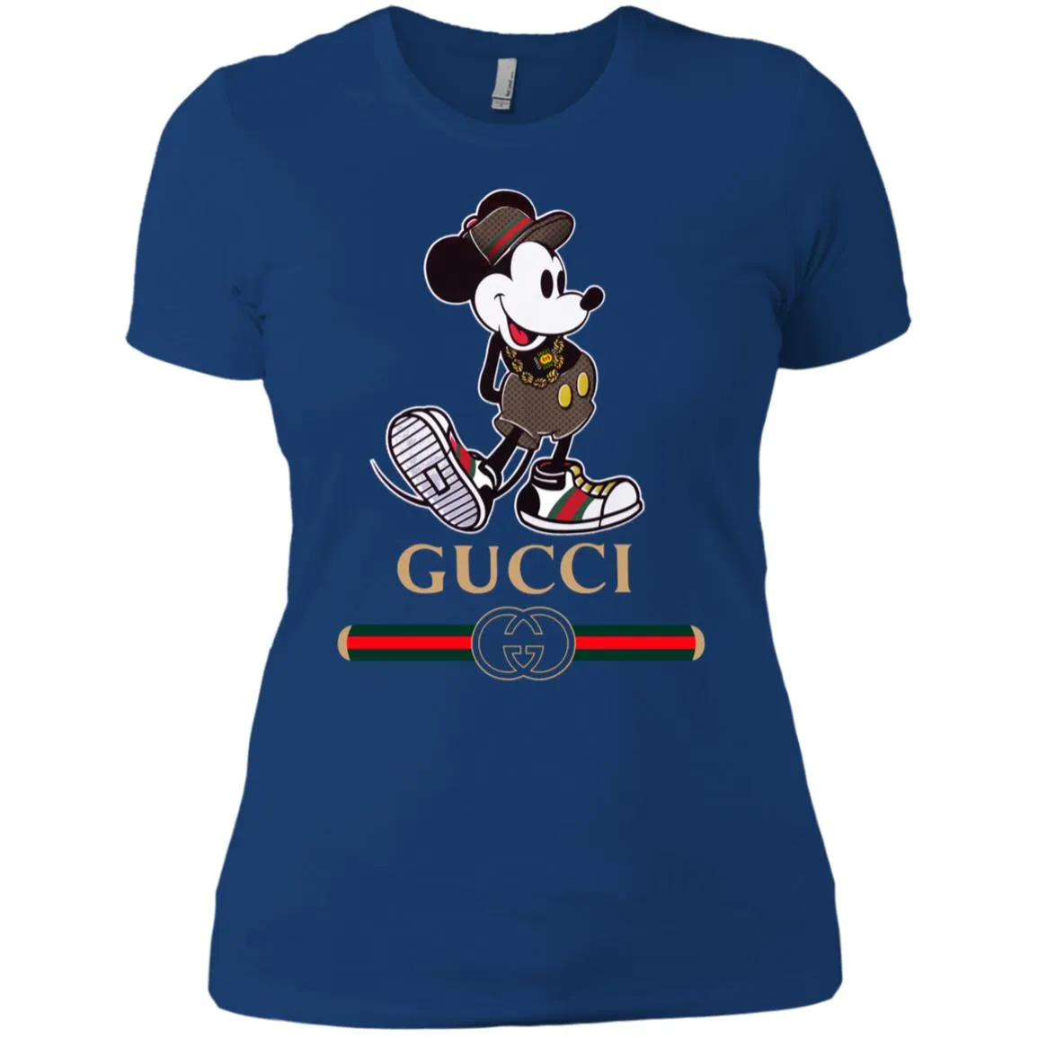 Gucci Mickey Kitty Beauty T-shirt Women Cotton T-Shirt