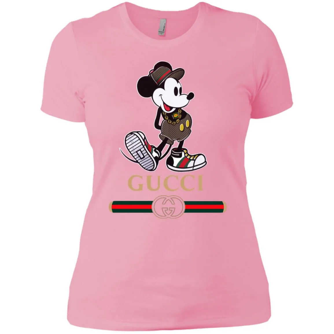 Gucci Mickey Kitty Beauty T-shirt Women Cotton T-Shirt