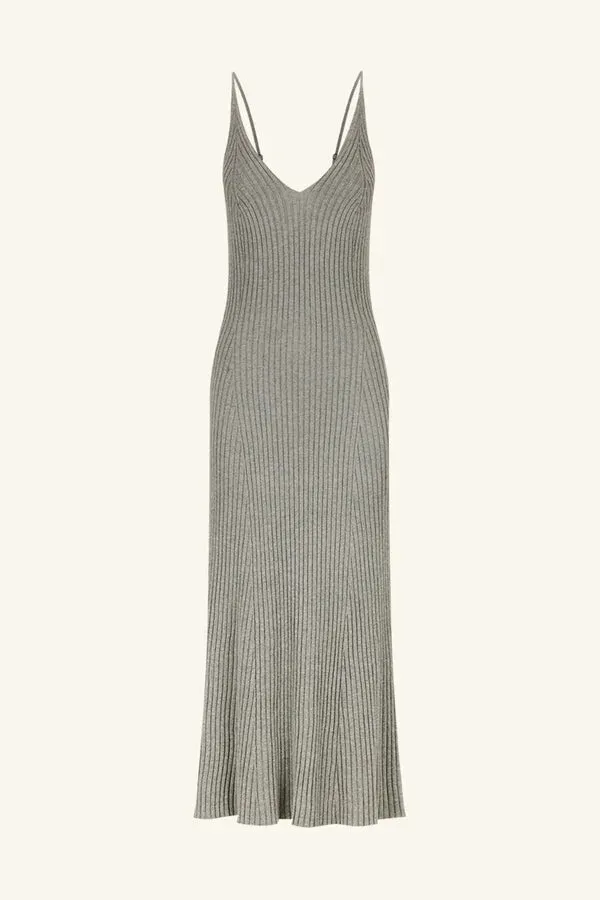 Harlem Slip Midi Dress - Ash